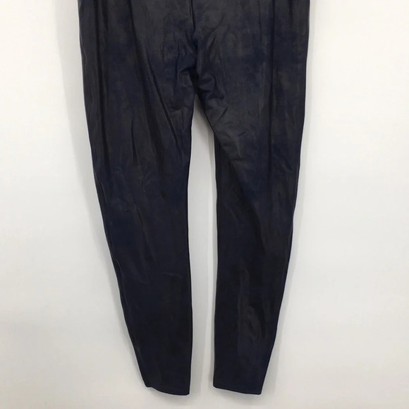 Spanx Leggings Womens 3X‎ Blue Faux Leather Ready To Wow Pull On High Waist - Picture 7 of 14